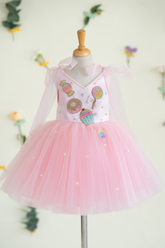 Pink 3-d candy dress